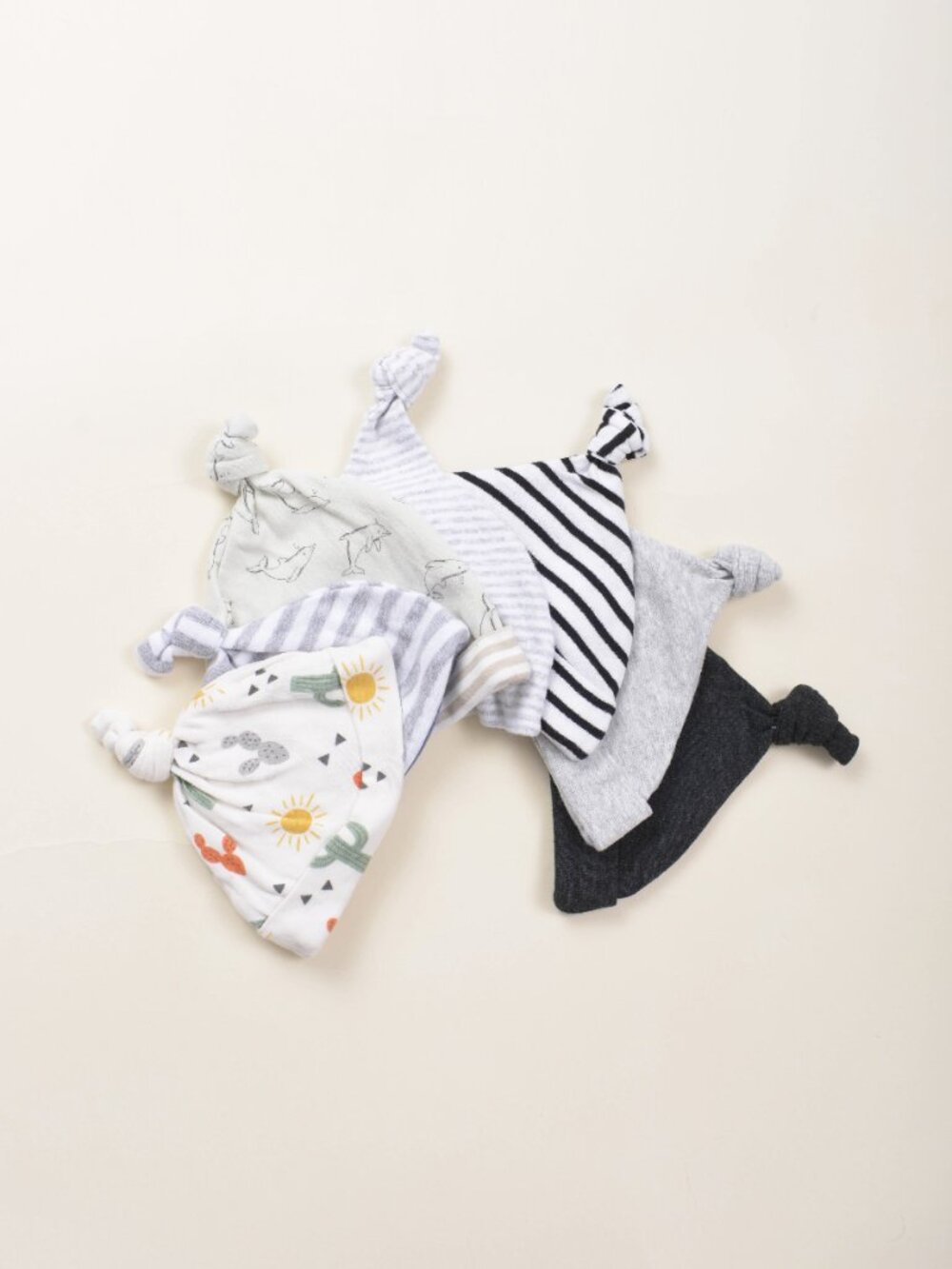 Baby Cotton Knit Hat Bundle 7 Hats